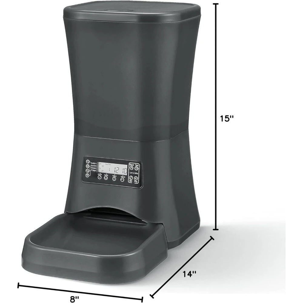 9L Dog Feeders for Large Dogs, Automatic Dog Feeder with Timer Extra Large, Programmable Auto Pet Food Dispenser Feeder