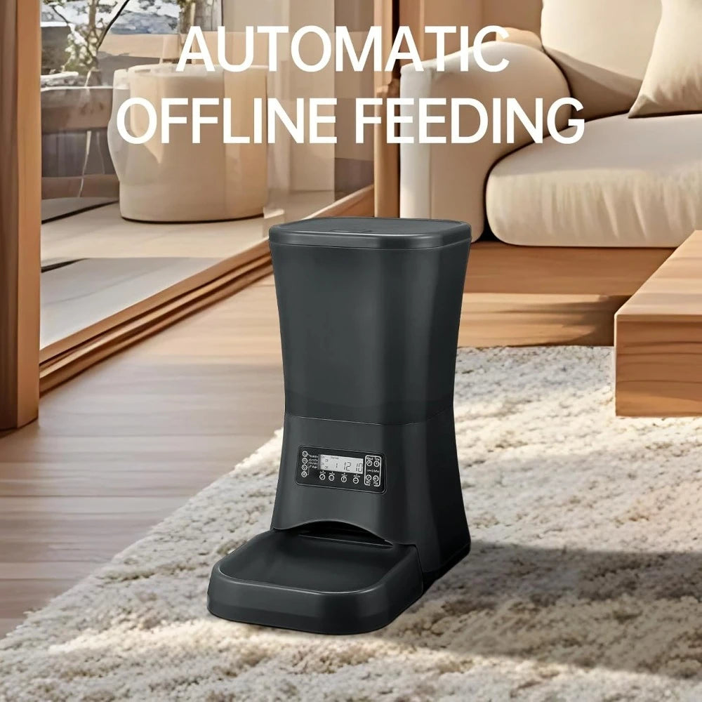 9L Dog Feeders for Large Dogs, Automatic Dog Feeder with Timer Extra Large, Programmable Auto Pet Food Dispenser Feeder