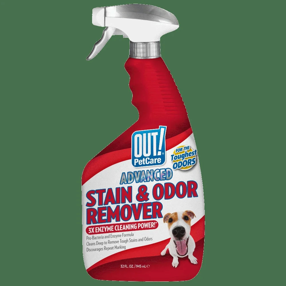 Pro Bacteria Enzyme Pet Stain Odor Remover 32oz Multi Surface Cleaner Carpet Upholstery Bedding Fresh Scent 3x Formula