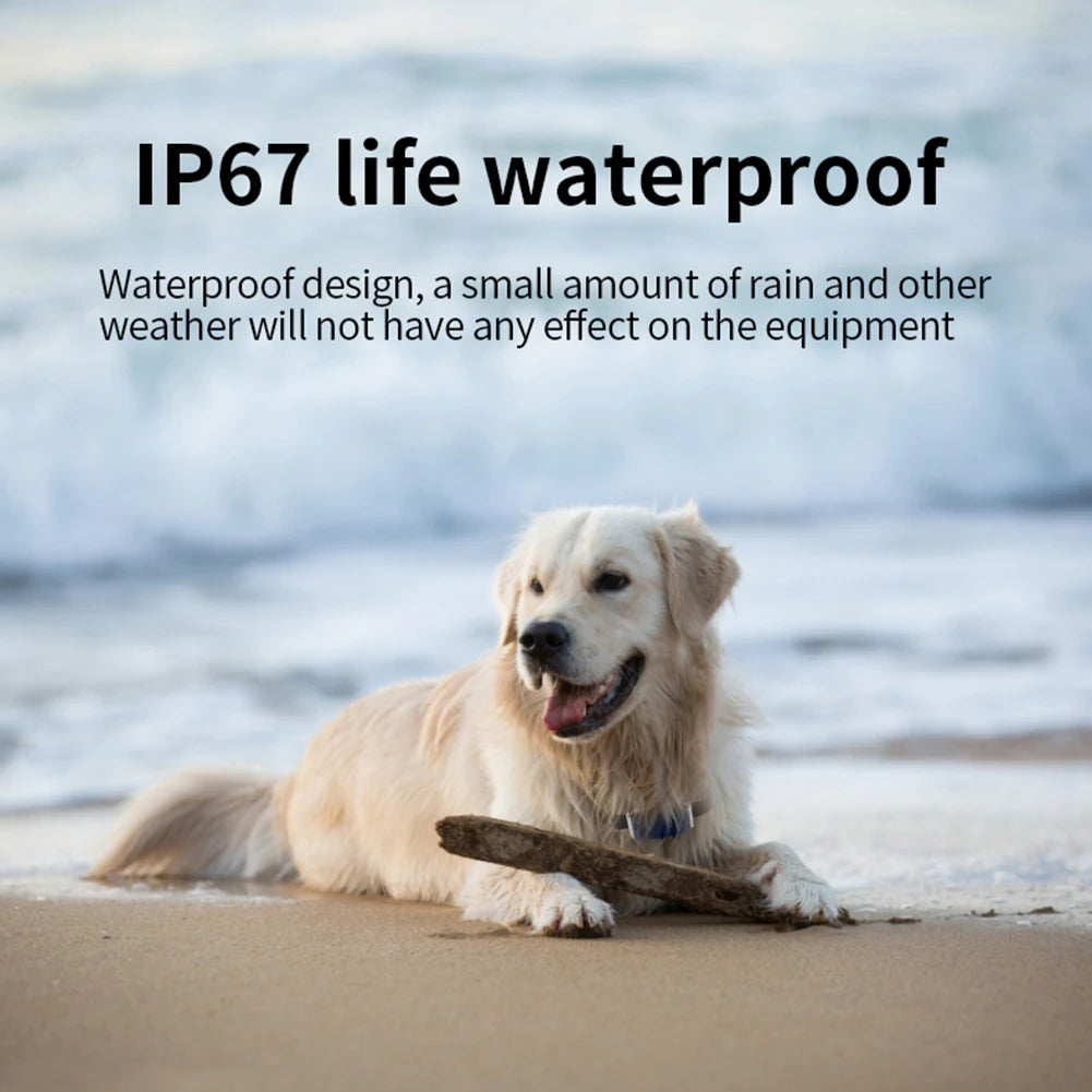 G12 Collar Pet Tracking Locator Wearable Smart GPS Dog Collar Waterproof IP67 Anti-lost Record Multifunctional for Kids Elderly