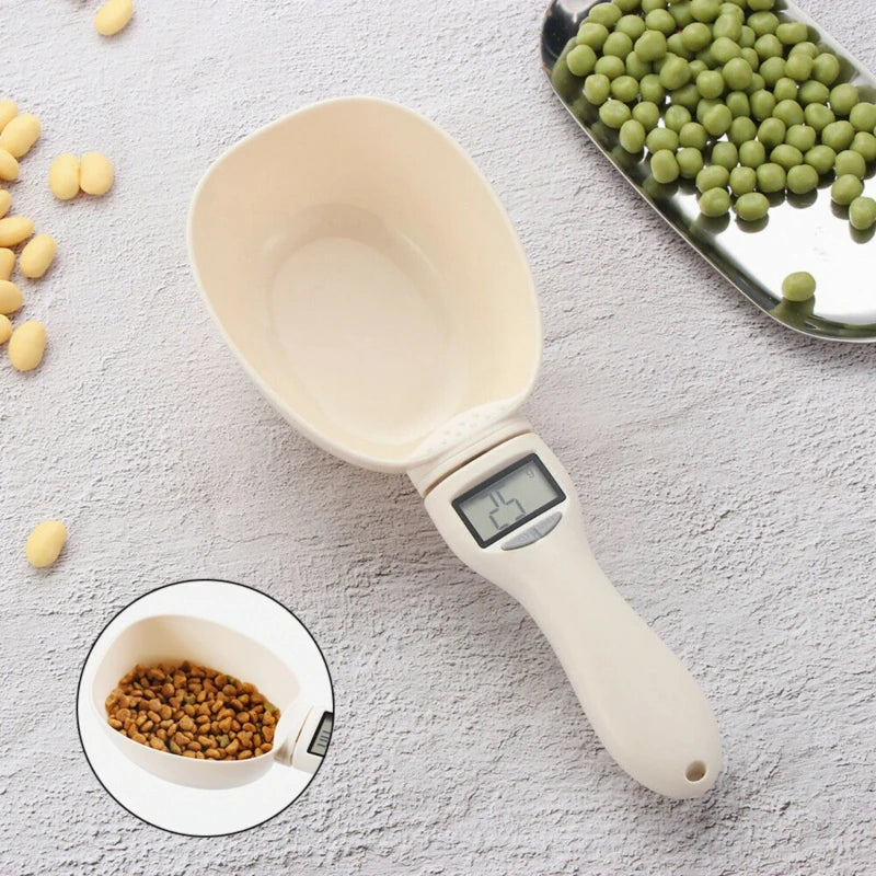 Pet Food Measuring Scoop Electronic Dog & Cat Food Measuring Cup Digital Spoon Scale Kitchen Food Scale with LED Display Ropa Aseo