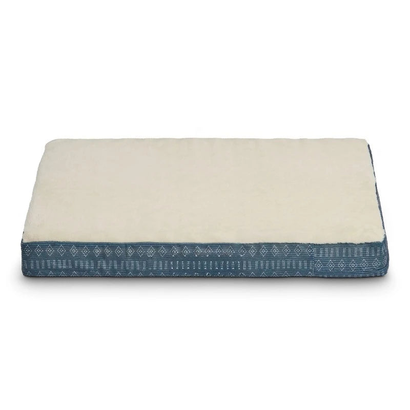 Life Orthopedic Dog Bed, Medium, Blue 28" x 20"