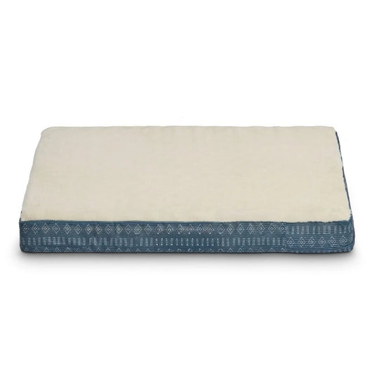Life Orthopedic Dog Bed, Medium, Blue 28" x 20"