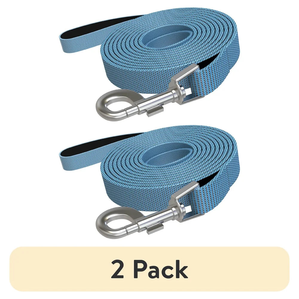 2 Pack Anti Shock Padded Dog Leash 5ft Bungee Tension Reducing Heavy Duty Clasp Comfortable Grip Ideal Medium Large Dogs