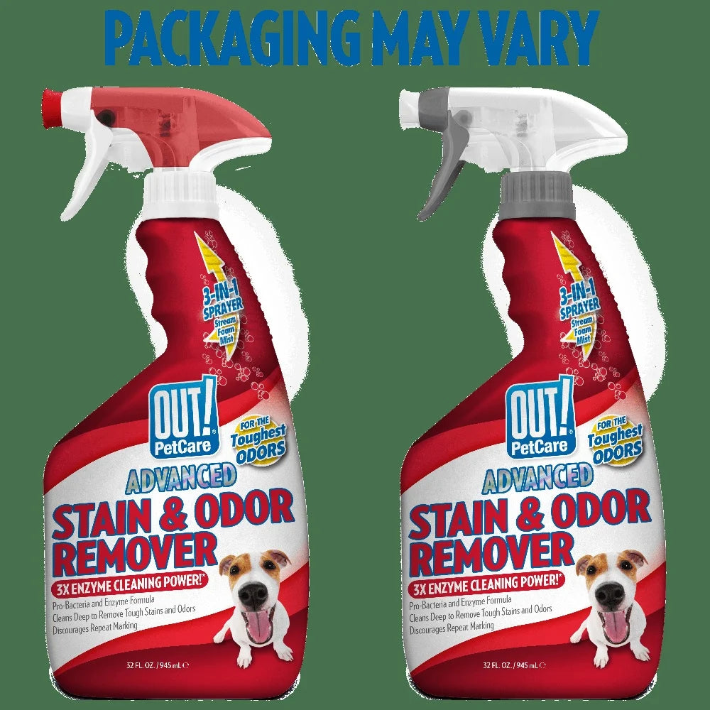 Pro Bacteria Enzyme Pet Stain Odor Remover 32oz Multi Surface Cleaner Carpet Upholstery Bedding Fresh Scent 3x Formula