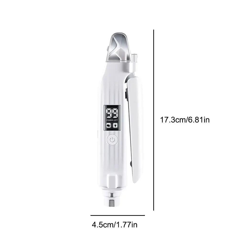 2 in 1 Electric Dog Nail Grinder and Clipper with LED Light Pet Nail Trimmer Rechargeable Pet Nail Grinder for Dogs Cats
