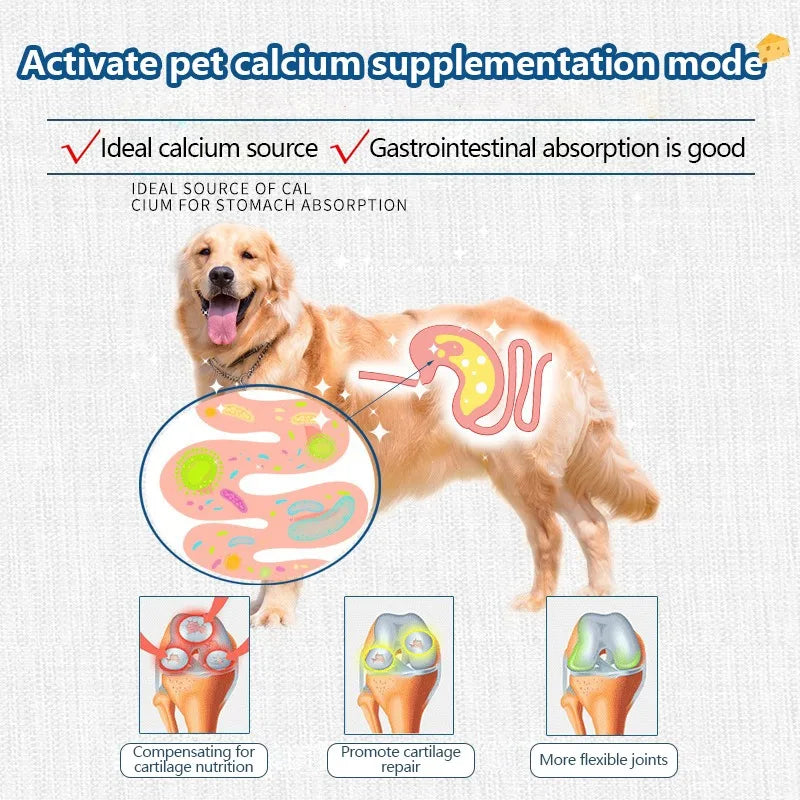Pet Freeze-dried Food High Calcium Cheese Rich in Nutrients Cat and Dog Snacks Aid Digestion Snacks Calcium Supplements Dairy tablet