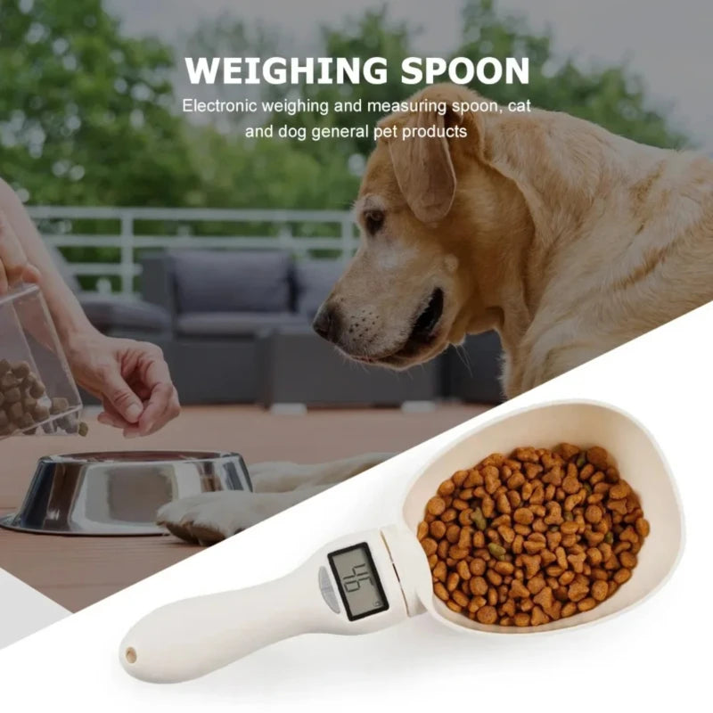 Pet Food Measuring Scoop Electronic Dog & Cat Food Measuring Cup Digital Spoon Scale Kitchen Food Scale with LED Display Ropa Aseo