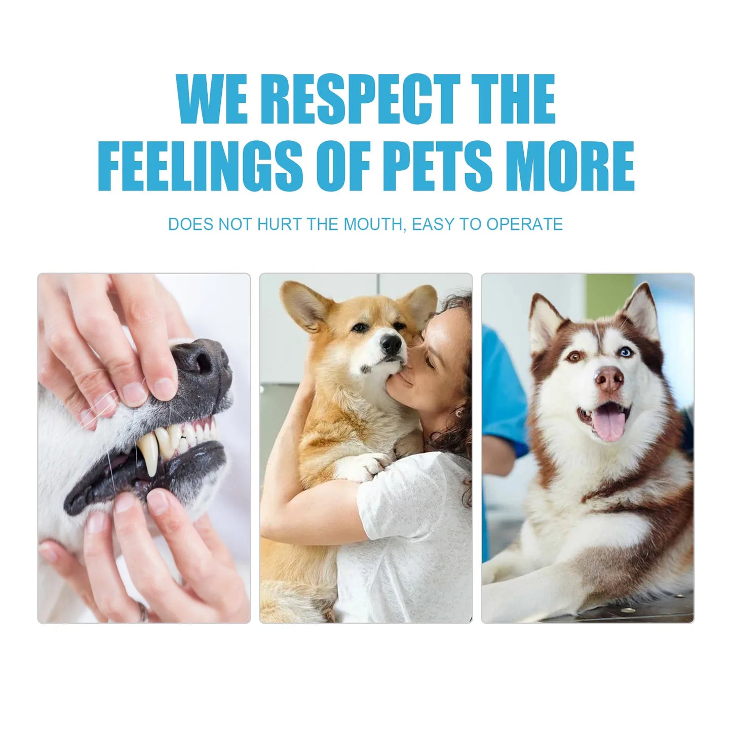 Pet Toothpaste Removes Plaque Freshens Breath  Whitens Fights Cavities Bad Breath Removes Plaque Tartar Oral Care for Dogs Cats