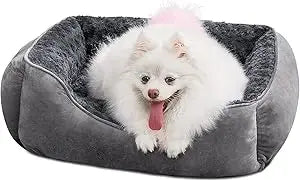 Rectangle Dog Bed for Large Medium Small Dogs Machine Washable Sleeping Sofa Non-Slip Bottom Breathable Soft Puppy Bed Durable