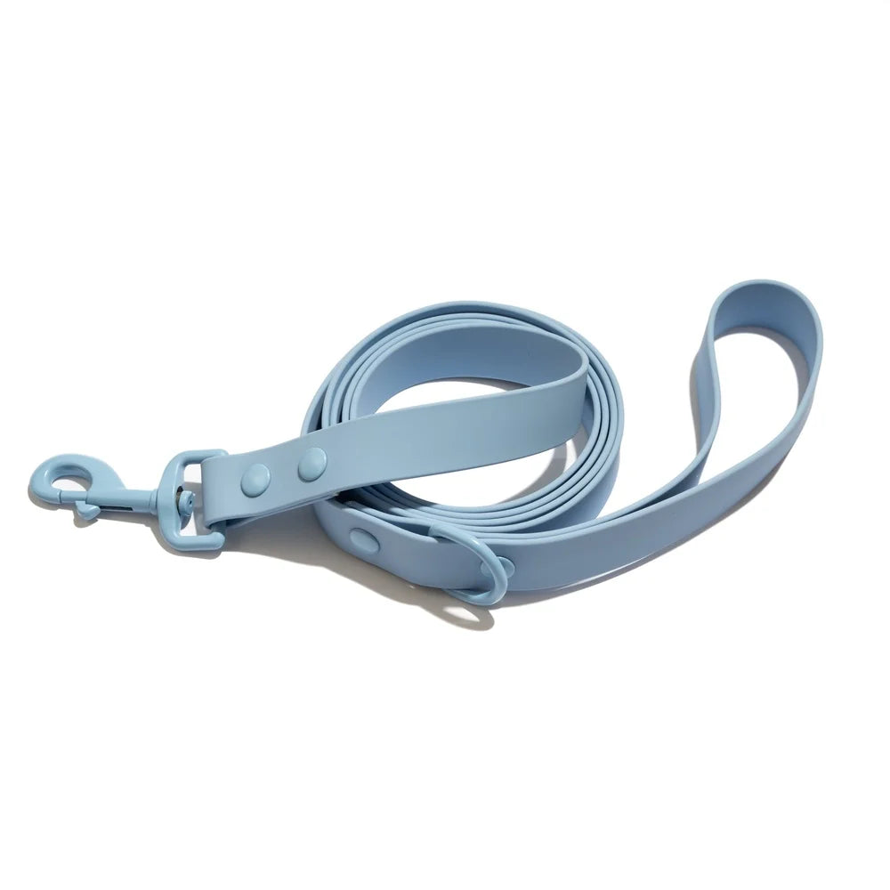 Water Dirt Resistant TPU Dog Leash 6ft Long Soft Comfortable All Weather Leash Pets Up to 50LB Easy Clean Durable