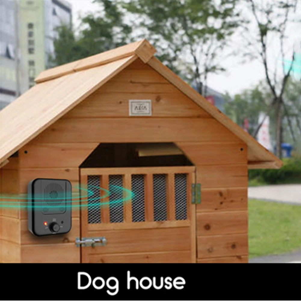 Pet Puppy Anti Bark Ultrasonic Suppressor Outdoor Anti Noise Dog Repeller Device  Waterproof Dog Behavior Training Device