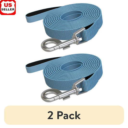 2 Pack Anti Shock Padded Dog Leash 5ft Bungee Tension Reducing Heavy Duty Clasp Comfortable Grip Ideal Medium Large Dogs