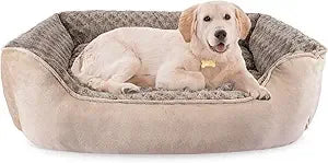 Rectangle Dog Bed for Large Medium Small Dogs Machine Washable Sleeping Sofa Non-Slip Bottom Breathable Soft Puppy Bed Durable