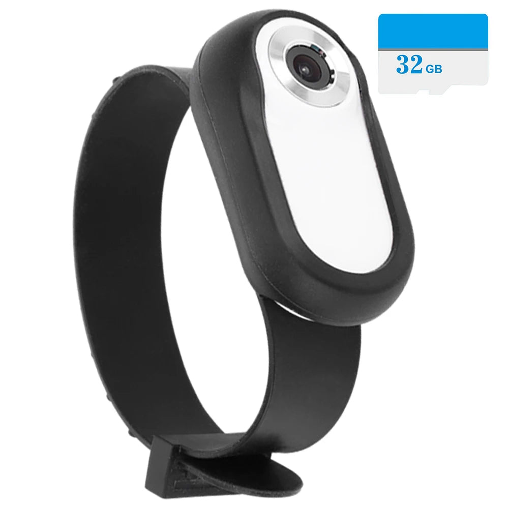 HD 1080P Wireless Collar Camera Video Records Dog Cat Pet Camera Collar Mini Body Cam with 32G Card for Cats Dogs Birthday Gift