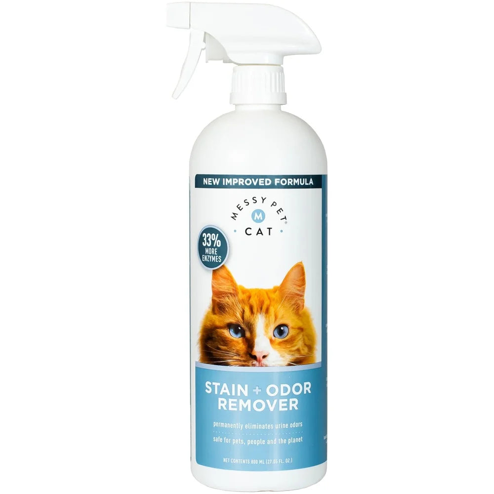 2 Pack Enzymatic Stain Odor Remover Pet Urine Smells Cleans Carpet Couch Mattress Effective Formula 27 oz
