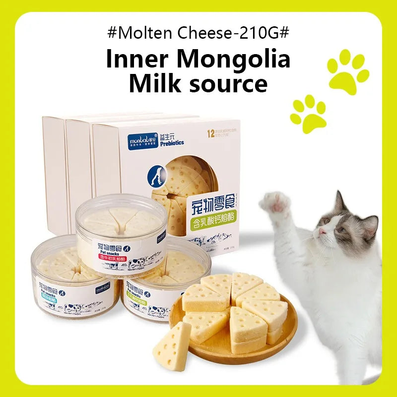 Pet Freeze-dried Food High Calcium Cheese Rich in Nutrients Cat and Dog Snacks Aid Digestion Snacks Calcium Supplements Dairy tablet