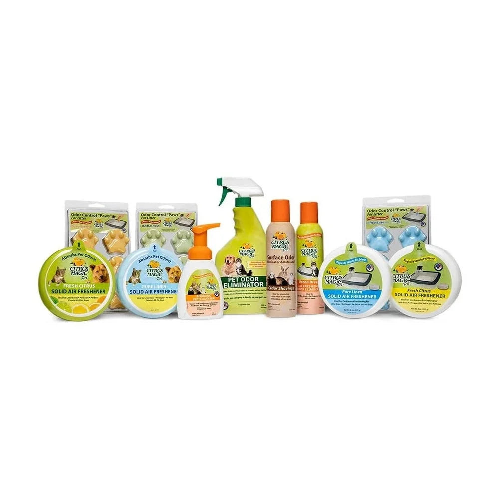 Pet Odor Eliminator 3 Pack Enzyme Formula Safe Pets Non-Irritating Deodorizing Stain Remover Home Carpet Upholstery