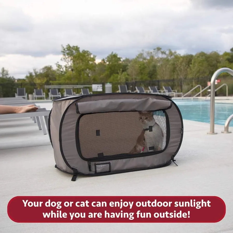Large Pop Open Kennel Portable Cat Cage Kennel Waterproof Pet bed Carrier Collection