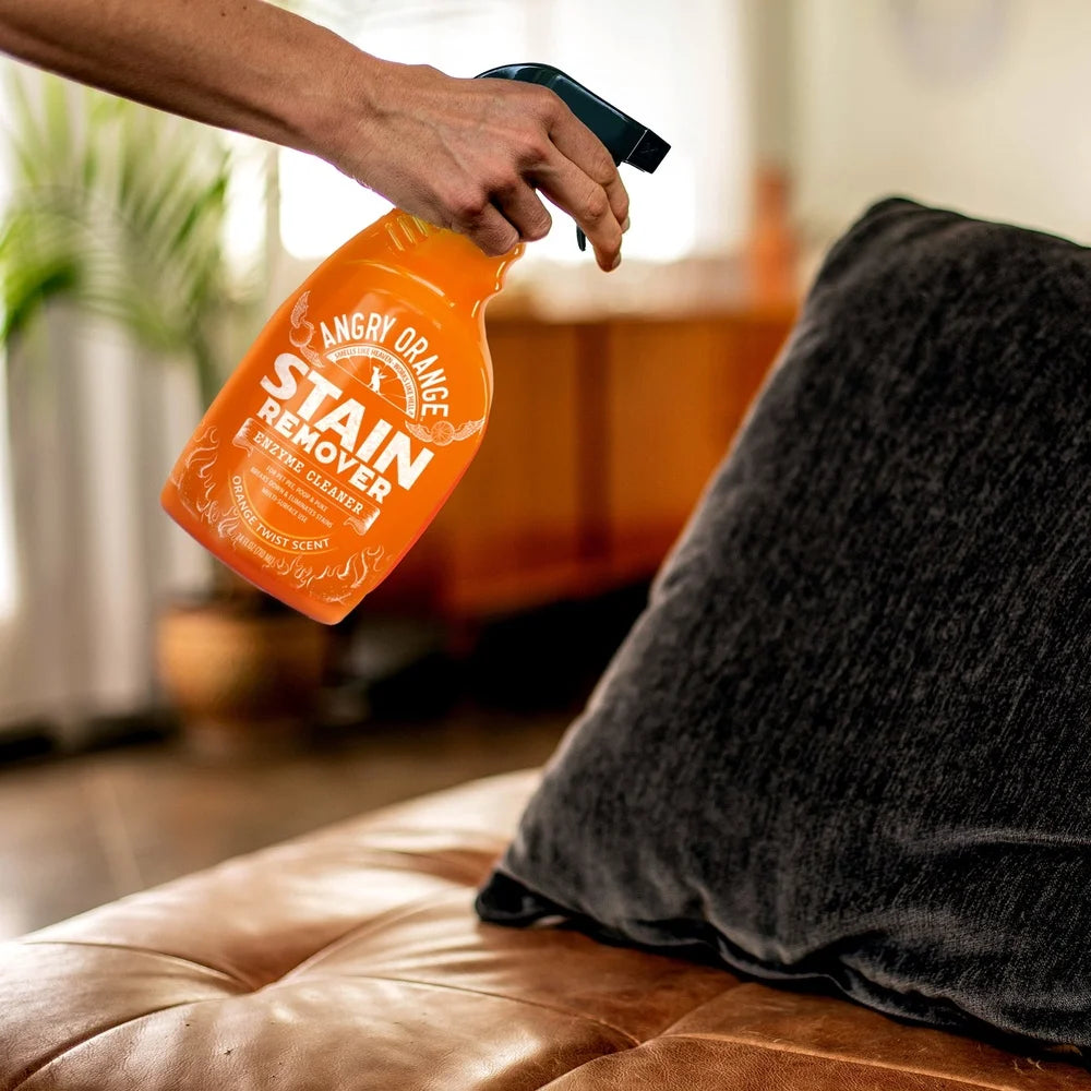 Enzyme Pet Stain Odor Remover Multi-Surface Cleaner Carpet Hardwood Fabric Turf 80 Hours Freshness Citrus Scent