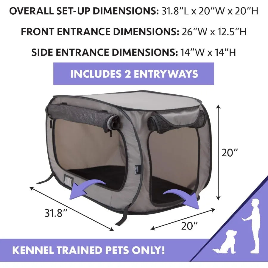 Large Pop Open Kennel Portable Cat Cage Kennel Waterproof Pet bed Carrier Collection