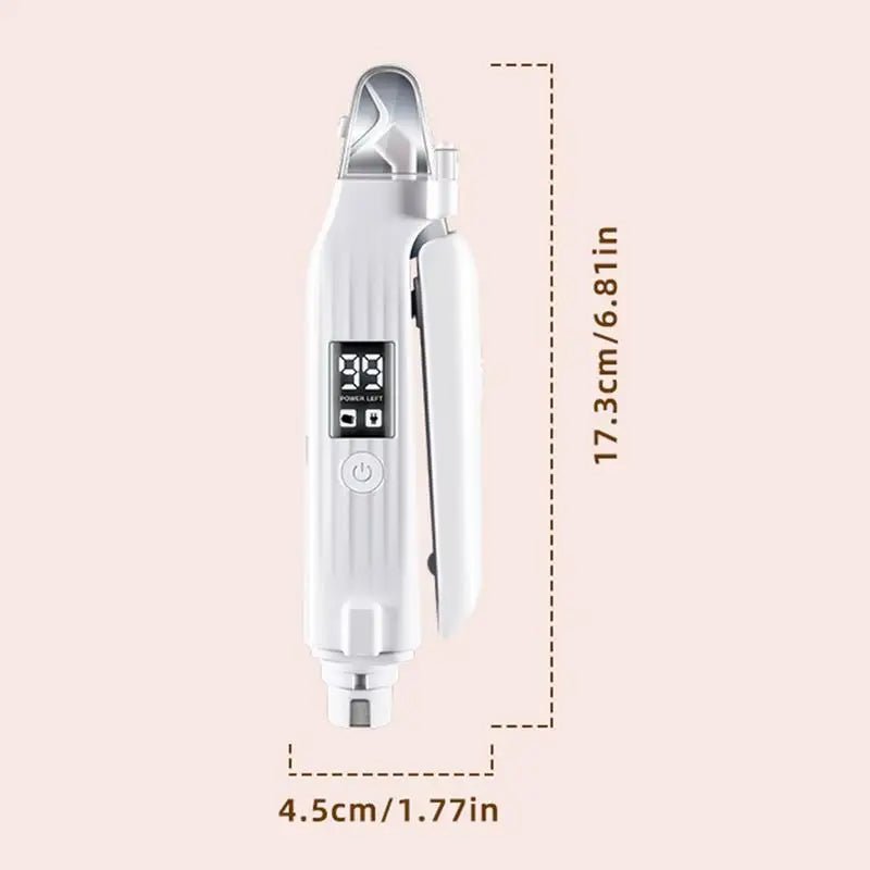 Pet Paws Trimmer Electric Rechargeable Dog Nail Trimmer With LED Light Ergonomic Pet Paws Grooming Tool Quiet File Toenail