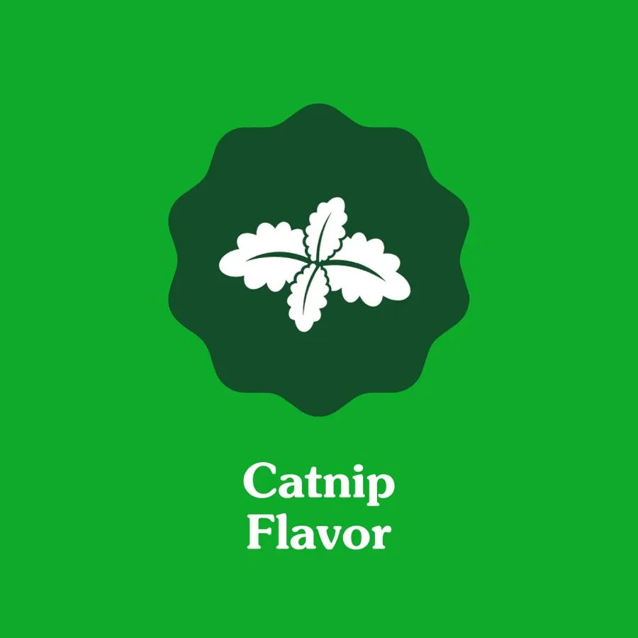 Feline Adult Dental Cat Treats Catnip Flavor 9.75 oz. Tub