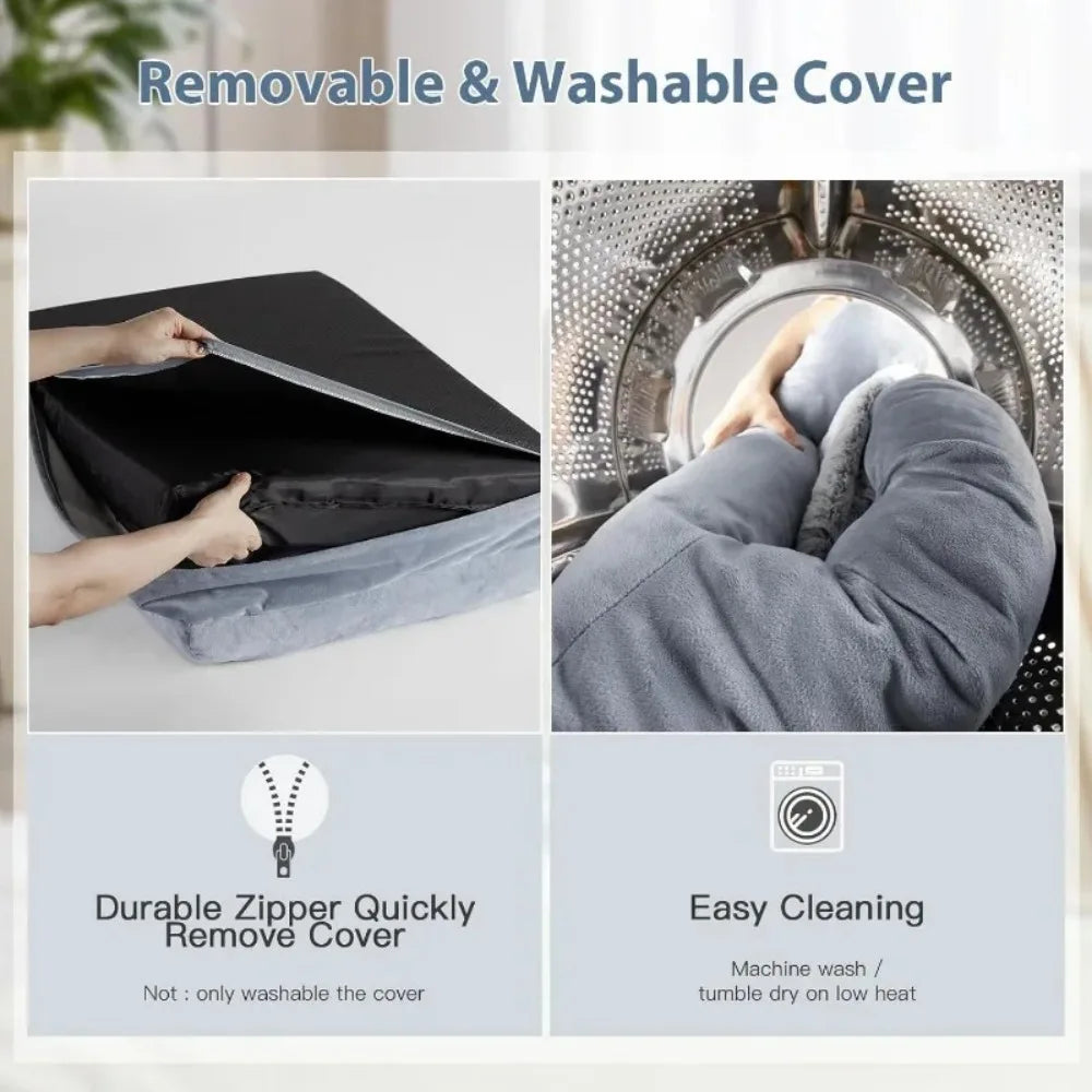 NEW   XXL Extra Large Dog Bed, Washable Dog Couch with Removable Waterproof Cover, Orthopedic Large Pet Sofa Bed-Hot Sale.
